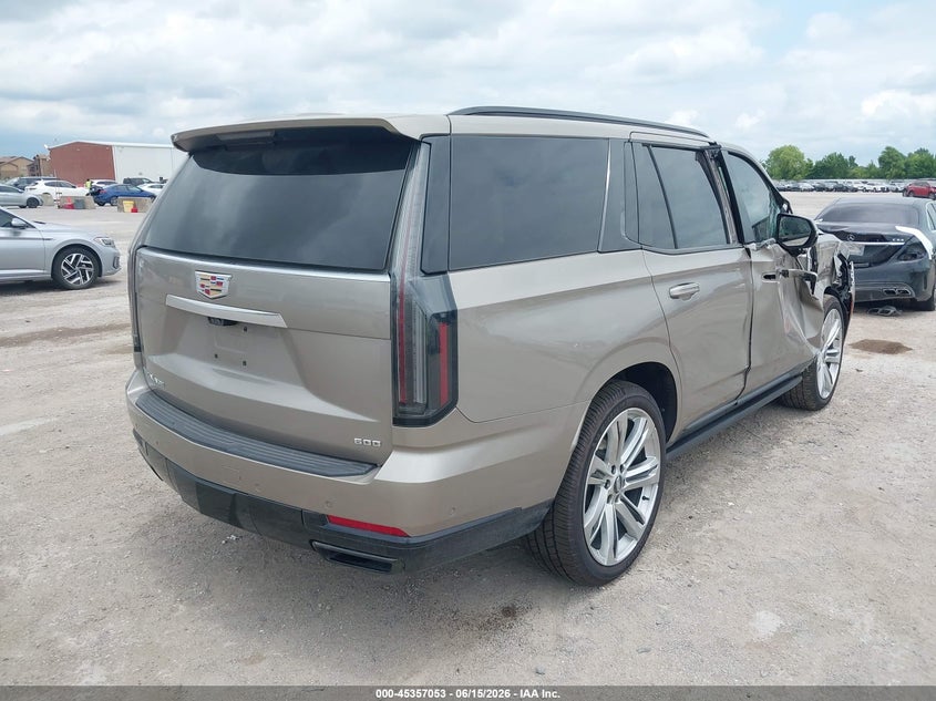 2025 Cadillac Escalade VIN 1GYS9GRL9SR123406 IAAI salvage auction — SIDE, Salvage Title, sold $42,250 on 2026-07-29 (photo 4)