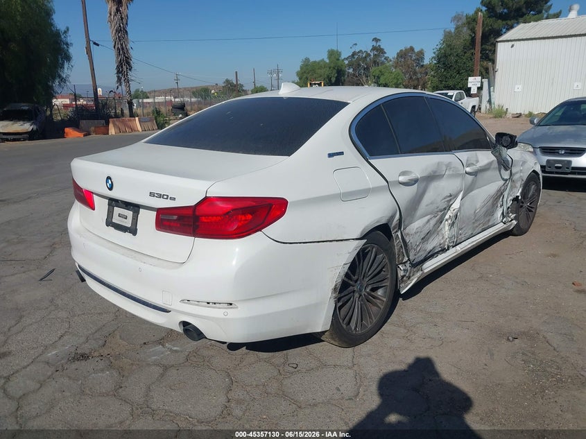 2019 BMW 5er VIN WBAJA9C57KB389432 IAAI salvage auction — NORMAL WEAR, Salvage (California), sold $3,250 on 2026-07-14 (photo 4)