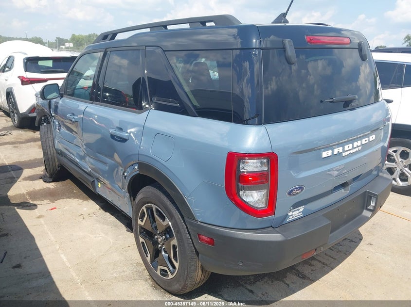 2024 Ford Bronco sport VIN 3FMCR9C62RRF54348 IAAI salvage auction — FRONT END, Salvage (North Carolina), sold $4,900 on 2026-07-09 (photo 3)