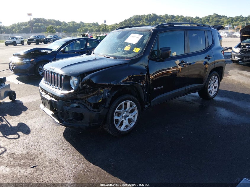 2018 Jeep Renegade VIN ZACCJBBB7JPJ43539 IAAI salvage auction — LEFT FRONT, Salvage (Missouri), sold $1,200 on 2026-07-21 (photo 2)
