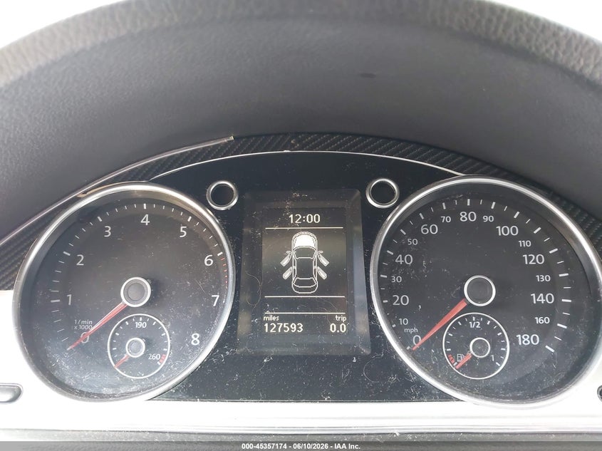 2012 Volkswagen Passat cc VIN WVWHP7AN2CE522427 IAAI salvage auction — NORMAL WEAR, Clear (New Jersey), sold $825 on 2026-08-19 (photo 7)