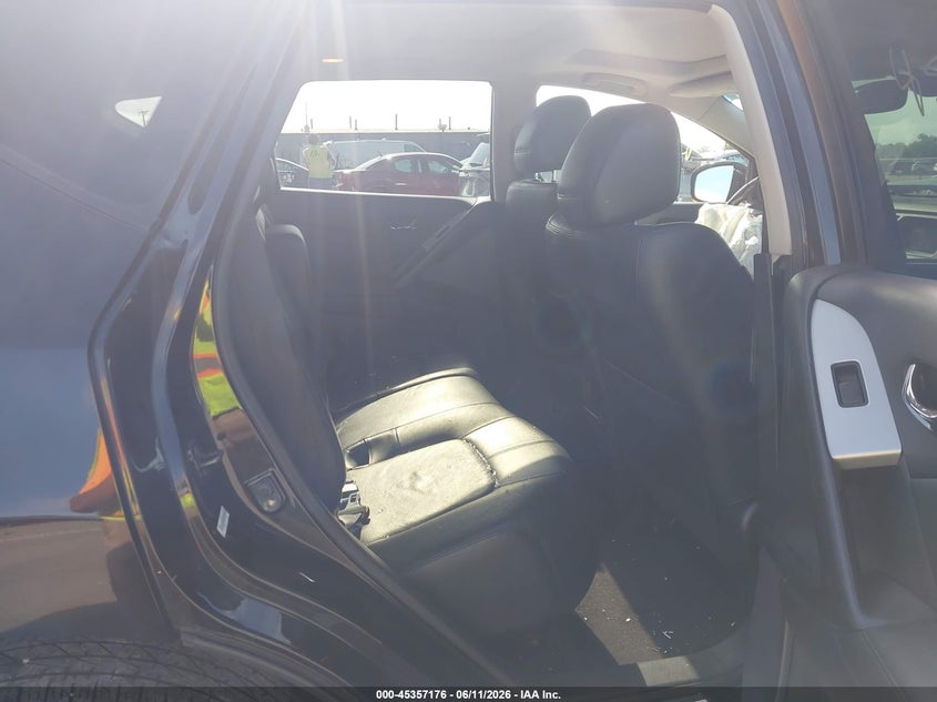 2009 Nissan Murano VIN JN8AZ18W09W124518 IAAI salvage auction — FRONT END, Clear (Indiana), sold $25 on 2026-07-10 (photo 8)