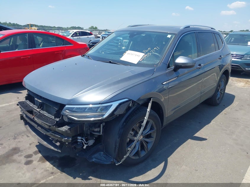 2023 Volkswagen Tiguan VIN 3VVNB7AX3PM132411 IAAI salvage auction — RIGHT FRONT, Salvage (North Carolina), sold $7,500 on 2026-07-30 (photo 2)