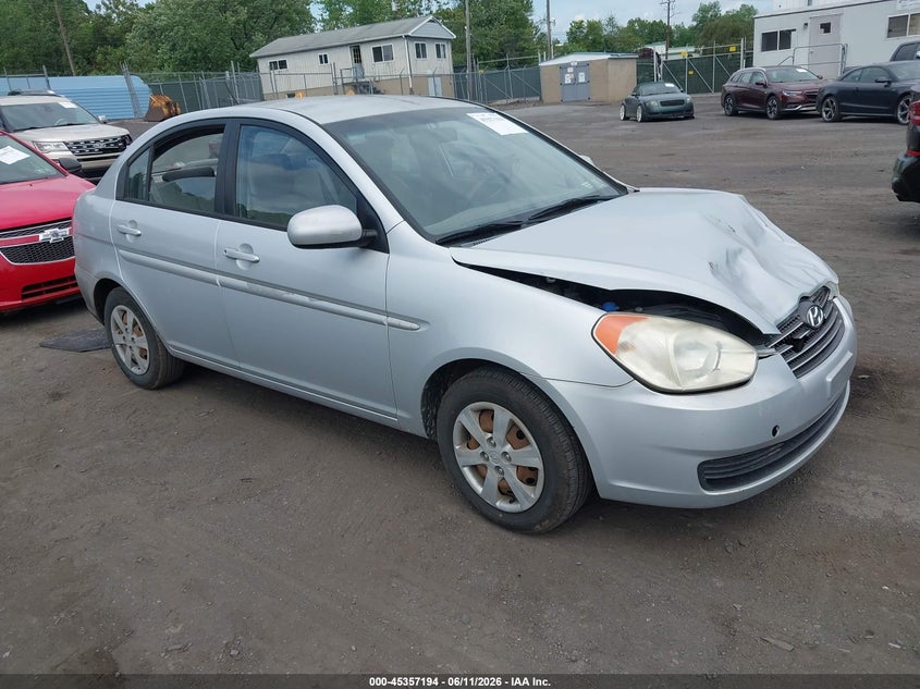 2010 Hyundai Accent VIN KMHCN4AC4AU504121 IAAI salvage auction — FRONT END, Salvage (Pennsylvania), sold $25 on 2026-07-21 (photo 1)