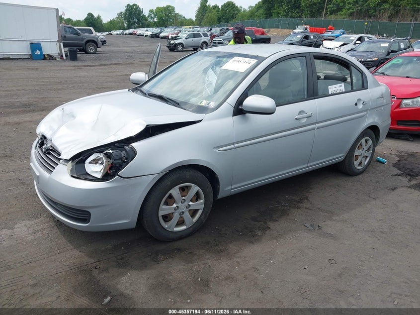 2010 Hyundai Accent VIN KMHCN4AC4AU504121 IAAI salvage auction — FRONT END, Salvage (Pennsylvania), sold $25 on 2026-07-21 (photo 2)