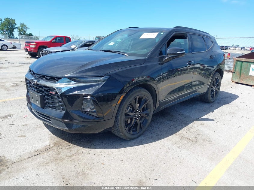 2019 Chevrolet Blazer VIN 3GNKBJRS6KS685539 IAAI salvage auction — HAIL, Salvage (Iowa), sold $11,050 on 2026-08-18 (photo 2)