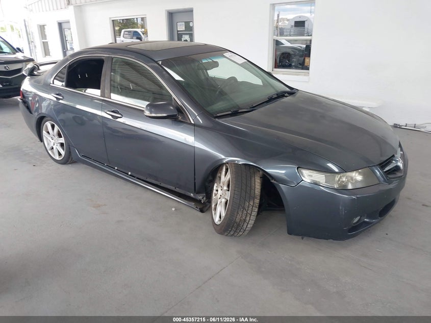2005 Acura Tsx VIN JH4CL96935C029026 IAAI salvage auction — RIGHT SIDE, Rebuildable (Florida), sold $325 on 2026-07-08 (photo 1)