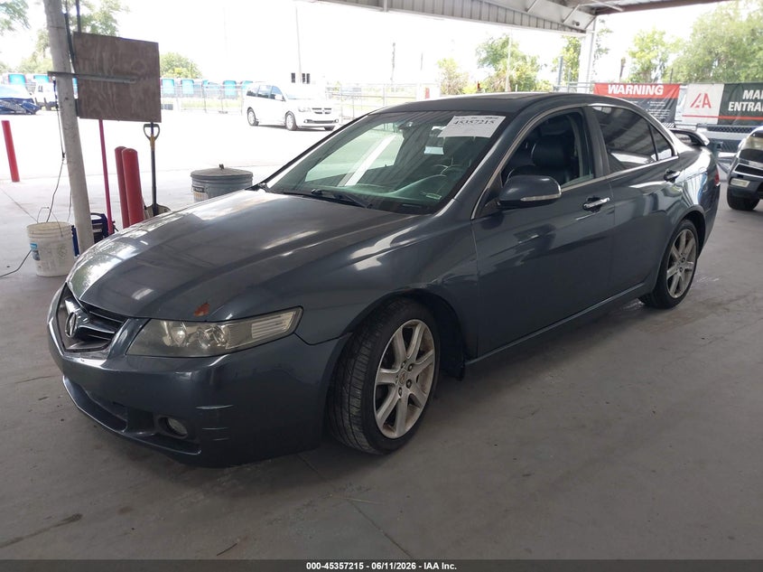 2005 Acura Tsx VIN JH4CL96935C029026 IAAI salvage auction — RIGHT SIDE, Rebuildable (Florida), sold $325 on 2026-07-08 (photo 2)