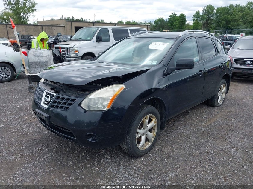 2008 Nissan Rogue VIN JN8AS58V18W403008 IAAI salvage auction — SIDE, Mv-907A (New York), sold $25 on 2026-07-16 (photo 2)