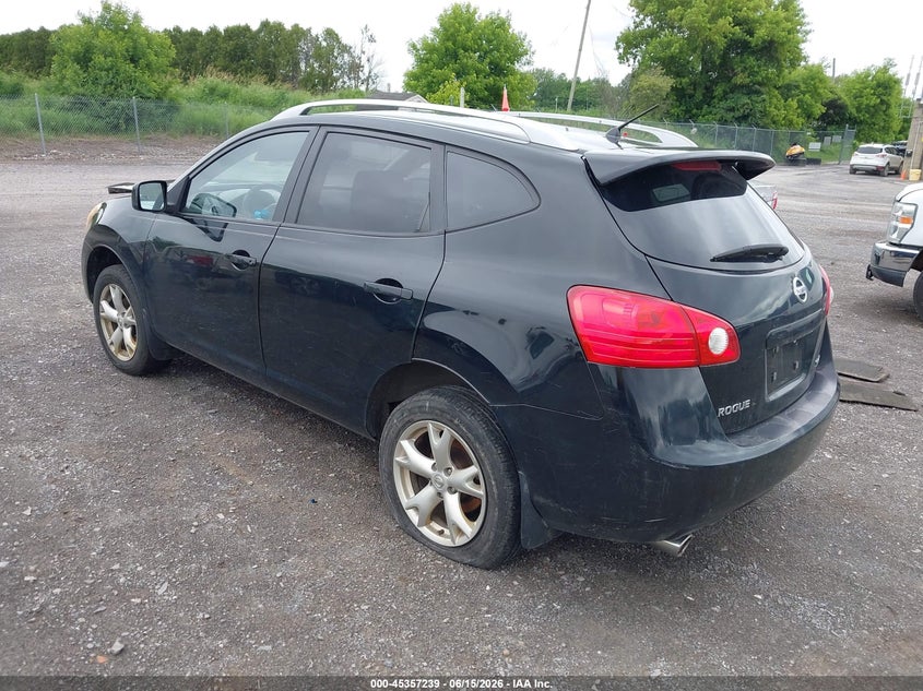 2008 Nissan Rogue VIN JN8AS58V18W403008 IAAI salvage auction — SIDE, Mv-907A (New York), sold $25 on 2026-07-16 (photo 3)