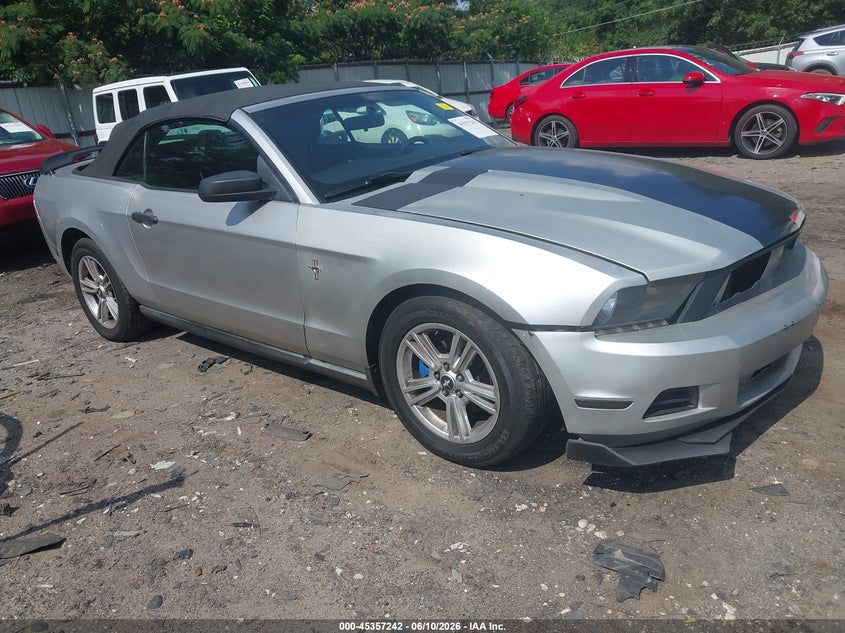 2010 Ford Mustang VIN 1ZVBP8EN4A5113474 IAAI salvage auction — LEFT FRONT, Salvage (Georgia), sold $900 on 2026-07-08 (photo 1)