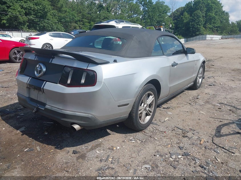 2010 Ford Mustang VIN 1ZVBP8EN4A5113474 IAAI salvage auction — LEFT FRONT, Salvage (Georgia), sold $900 on 2026-07-08 (photo 4)