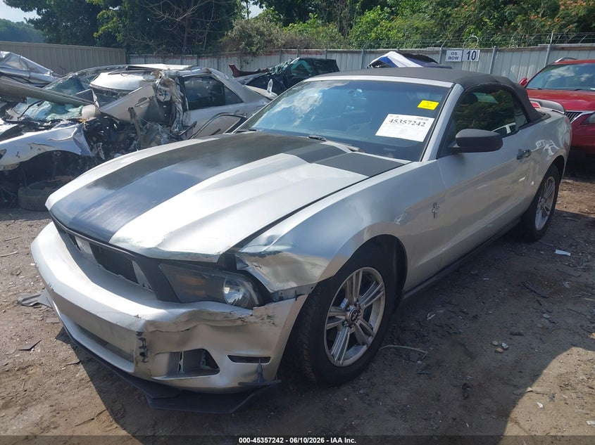 2010 Ford Mustang VIN 1ZVBP8EN4A5113474 IAAI salvage auction — LEFT FRONT, Salvage (Georgia), sold $900 on 2026-07-08 (photo 6)