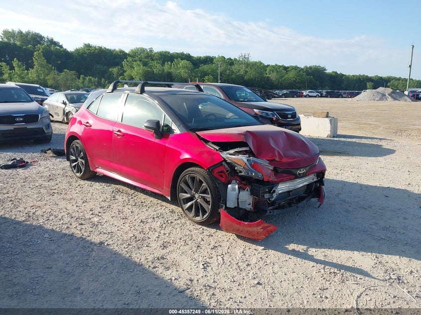 2023 Toyota Corolla VIN JTNC4MBE6P3209233 IAAI salvage auction — FRONT & REAR, Salvage Title, sold $2,550 on 2026-07-29 (photo 1)