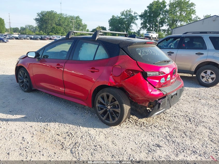 2023 Toyota Corolla VIN JTNC4MBE6P3209233 IAAI salvage auction — FRONT & REAR, Salvage Title, sold $2,550 on 2026-07-29 (photo 3)