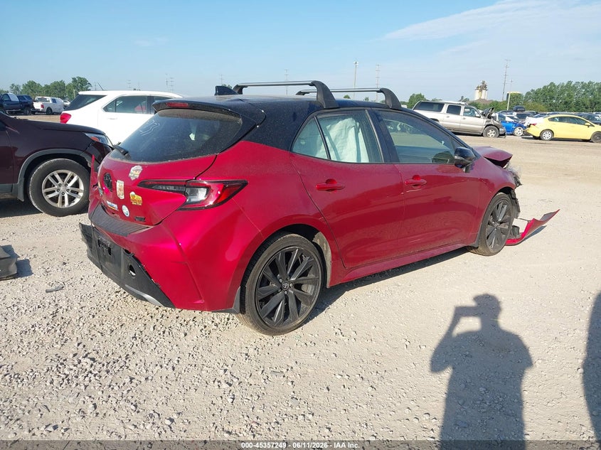 2023 Toyota Corolla VIN JTNC4MBE6P3209233 IAAI salvage auction — FRONT & REAR, Salvage Title, sold $2,550 on 2026-07-29 (photo 4)