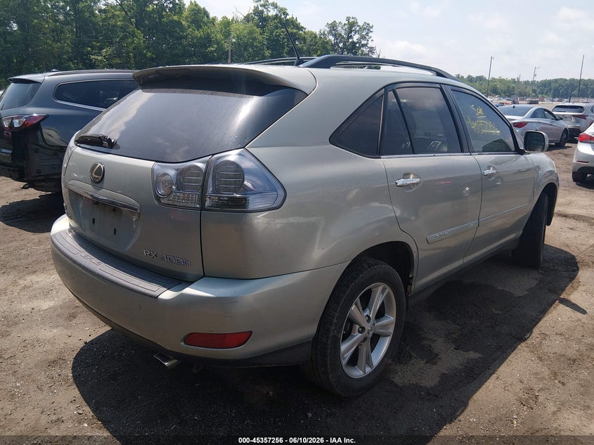 2008 Lexus Rx 400h VIN JTJHW31U582048711 IAAI salvage auction — NORMAL WEAR, Clear (Montana), sold $1,350 on 2026-07-29 (photo 4)