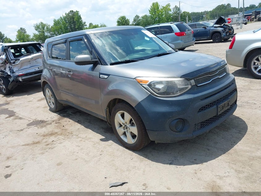2019 Kia Soul VIN KNDJN2A26K7665111 IAAI salvage auction — NORMAL WEAR, Clear (Virginia), sold $850 on 2026-07-10 (photo 1)