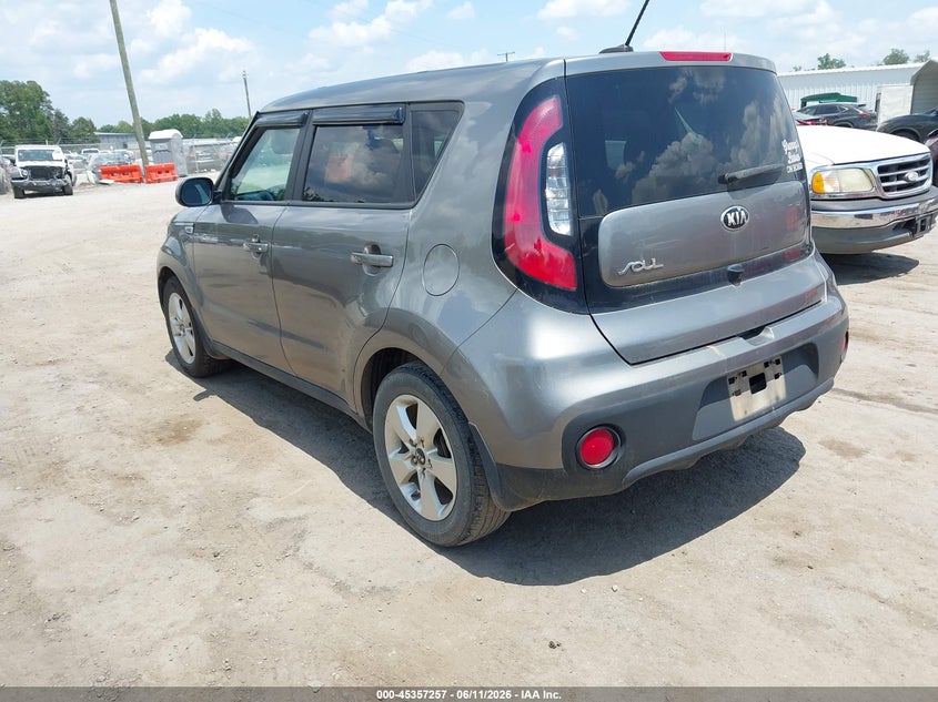 2019 Kia Soul VIN KNDJN2A26K7665111 IAAI salvage auction — NORMAL WEAR, Clear (Virginia), sold $850 on 2026-07-10 (photo 3)