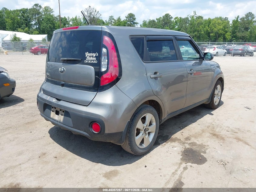 2019 Kia Soul VIN KNDJN2A26K7665111 IAAI salvage auction — NORMAL WEAR, Clear (Virginia), sold $850 on 2026-07-10 (photo 4)
