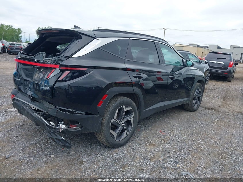 2023 Hyundai Tucson VIN KM8JFCA18PU127704 IAAI salvage auction — REAR END, Salvage Title, sold $10,200 on 2026-07-18 (photo 4)