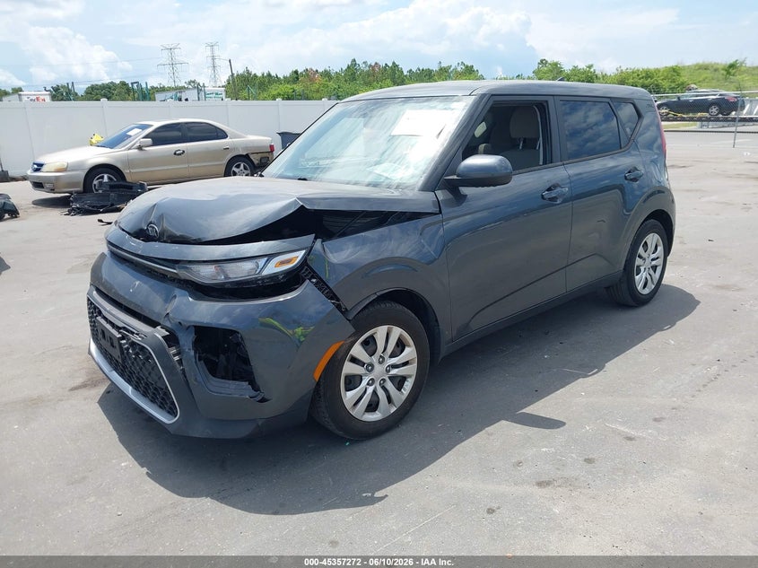 2021 Kia Soul VIN KNDJ23AU1M7792089 IAAI salvage auction — FRONT END, Rebuildable (Florida), sold $2,550 on 2026-07-06 (photo 2)