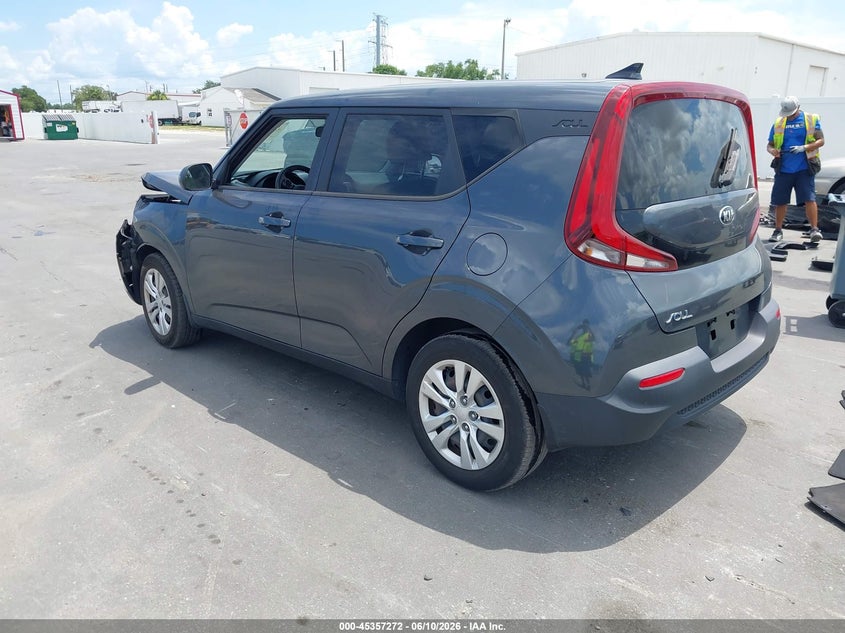 2021 Kia Soul VIN KNDJ23AU1M7792089 IAAI salvage auction — FRONT END, Rebuildable (Florida), sold $2,550 on 2026-07-06 (photo 3)