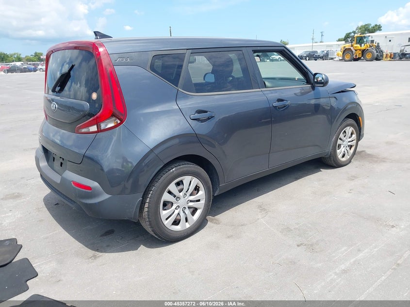 2021 Kia Soul VIN KNDJ23AU1M7792089 IAAI salvage auction — FRONT END, Rebuildable (Florida), sold $2,550 on 2026-07-06 (photo 4)