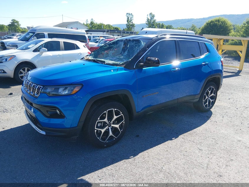 2026 Jeep Compass VIN 3C4NJDCN1TT174412 IAAI salvage auction — FRONT END, Wait Title, sold $10,750 on 2026-08-26 (photo 2)