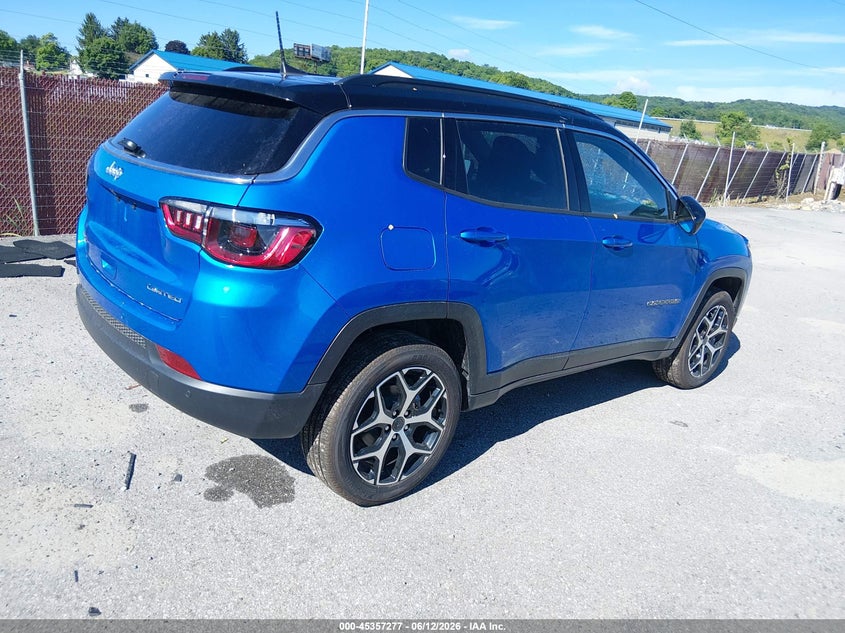 2026 Jeep Compass VIN 3C4NJDCN1TT174412 IAAI salvage auction — FRONT END, Wait Title, sold $10,750 on 2026-08-26 (photo 4)