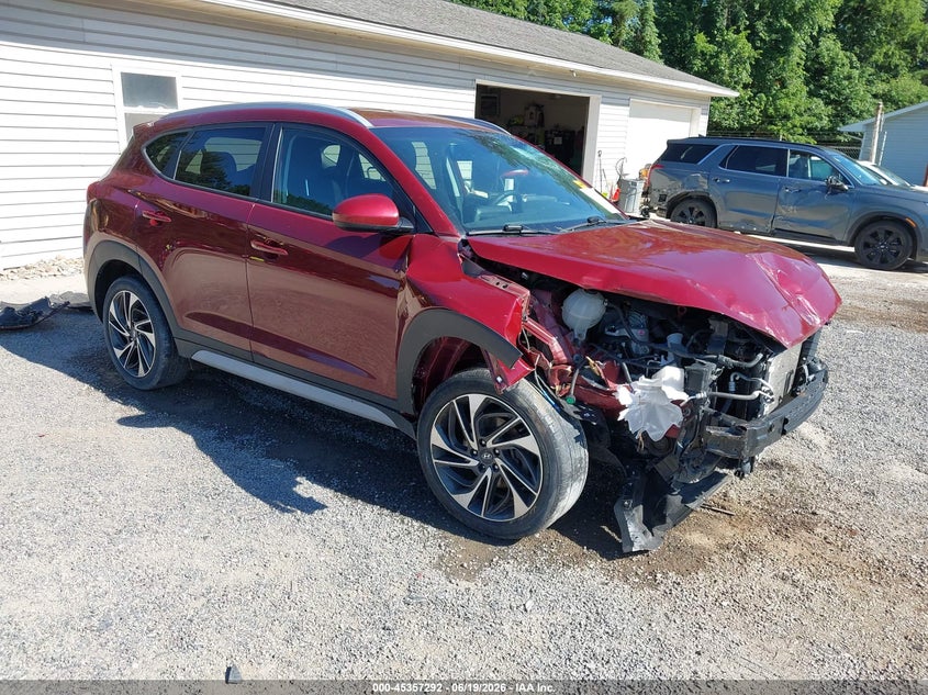 2019 Hyundai Tucson VIN KM8J3CAL0KU035540 IAAI salvage auction — FRONT END, Salvage (Ohio), sold $2,500 on 2026-07-13 (photo 1)