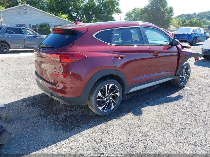 2019 Hyundai Tucson VIN KM8J3CAL0KU035540 IAAI salvage auction — FRONT END, Salvage (Ohio), sold $2,500 on 2026-07-13 (photo 4)