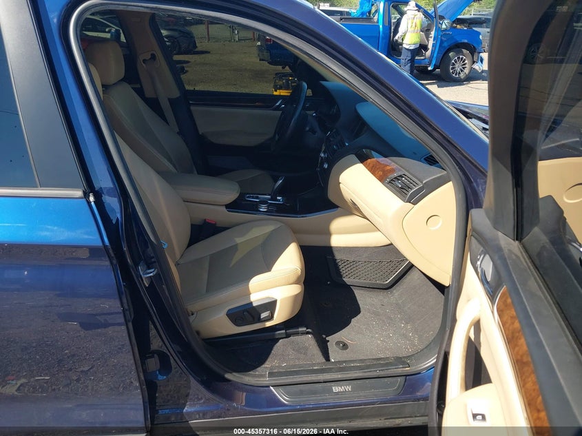 2017 BMW X3 VIN 5UXWX9C35H0T20330 IAAI salvage auction — FRONT END, Clear (Virginia), sold $25 on 2026-07-27 (photo 5)