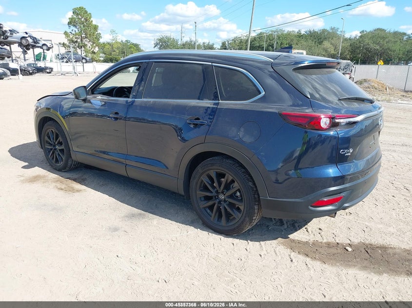2022 Mazda Cx-9 VIN JM3TCBAY2N0629701 IAAI salvage auction — RIGHT FRONT, Rebuildable (Florida), sold $400 on 2026-07-28 (photo 3)