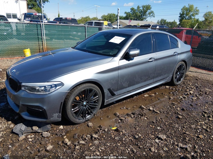 2017 BMW 5er VIN WBAJE7C3XHWA03288 IAAI salvage auction — REAR END, Salvage (Ohio), sold $9,700 on 2026-07-15 (photo 2)