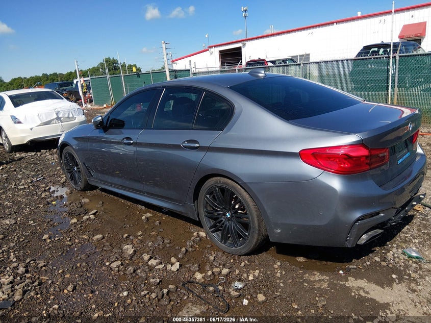 2017 BMW 5er VIN WBAJE7C3XHWA03288 IAAI salvage auction — REAR END, Salvage (Ohio), sold $9,700 on 2026-07-15 (photo 3)