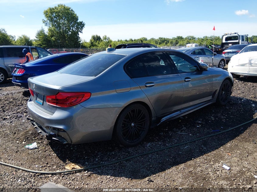2017 BMW 5er VIN WBAJE7C3XHWA03288 IAAI salvage auction — REAR END, Salvage (Ohio), sold $9,700 on 2026-07-15 (photo 4)