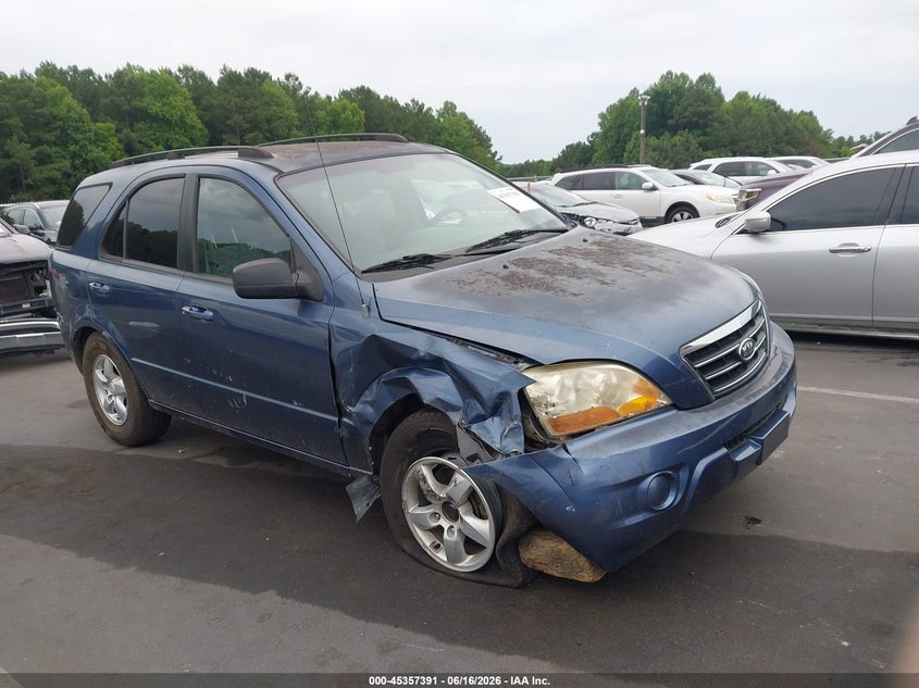 2008 Kia Sorento VIN KNDJD735X85777521 IAAI salvage auction — RIGHT FRONT, Salvage (North Carolina), sold $525 on 2026-07-08 (photo 1)