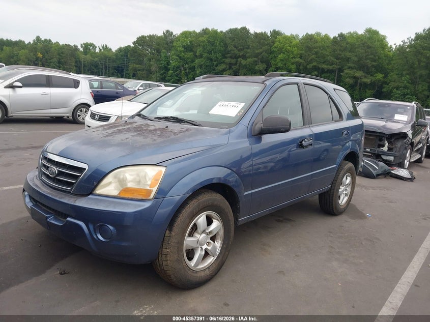 2008 Kia Sorento VIN KNDJD735X85777521 IAAI salvage auction — RIGHT FRONT, Salvage (North Carolina), sold $525 on 2026-07-08 (photo 2)