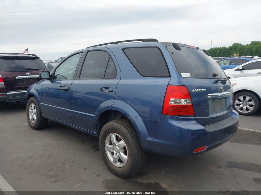 2008 Kia Sorento VIN KNDJD735X85777521 IAAI salvage auction — RIGHT FRONT, Salvage (North Carolina), sold $525 on 2026-07-08 (photo 3)