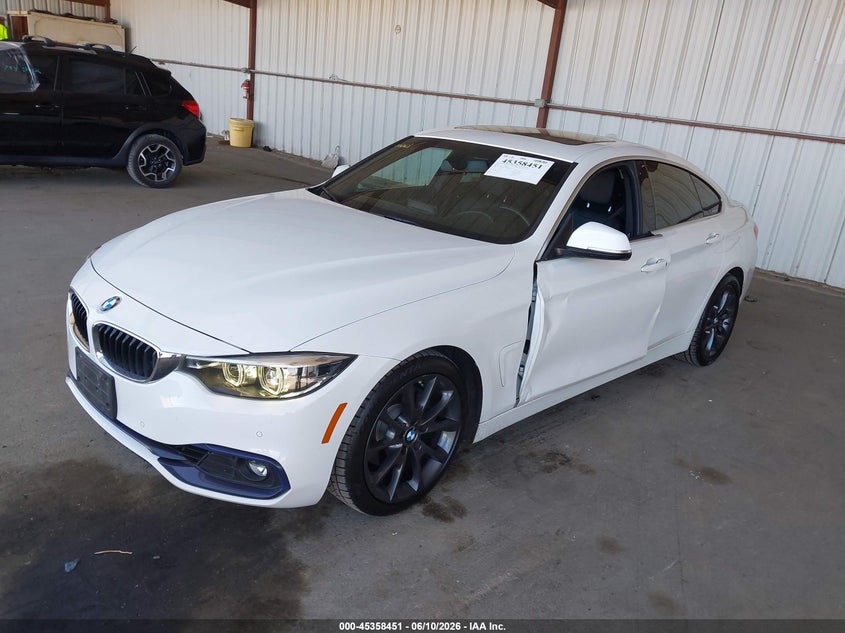 2019 BMW 4er VIN WBA4J1C52KBM16096 IAAI salvage auction — SIDE, Salvage Title, sold $8,700 on 2026-08-19 (photo 2)