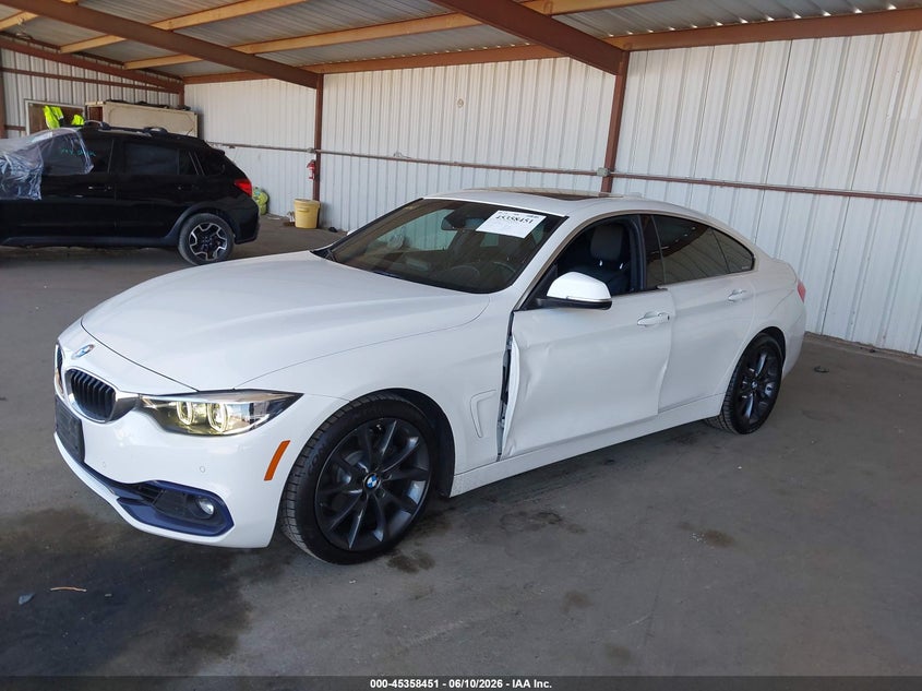2019 BMW 4er VIN WBA4J1C52KBM16096 IAAI salvage auction — SIDE, Salvage Title, sold $8,700 on 2026-08-19 (photo 6)