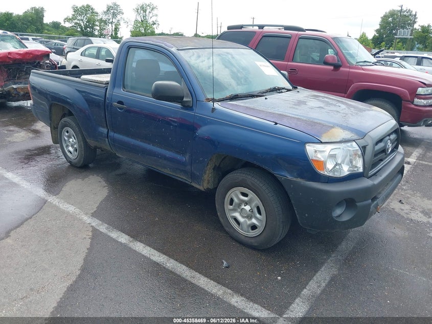 2007 Toyota Tacoma VIN 5TENX22N87Z393665 IAAI salvage auction — REAR END, Clear (Tennessee), sold $2,650 on 2026-07-14 (photo 1)