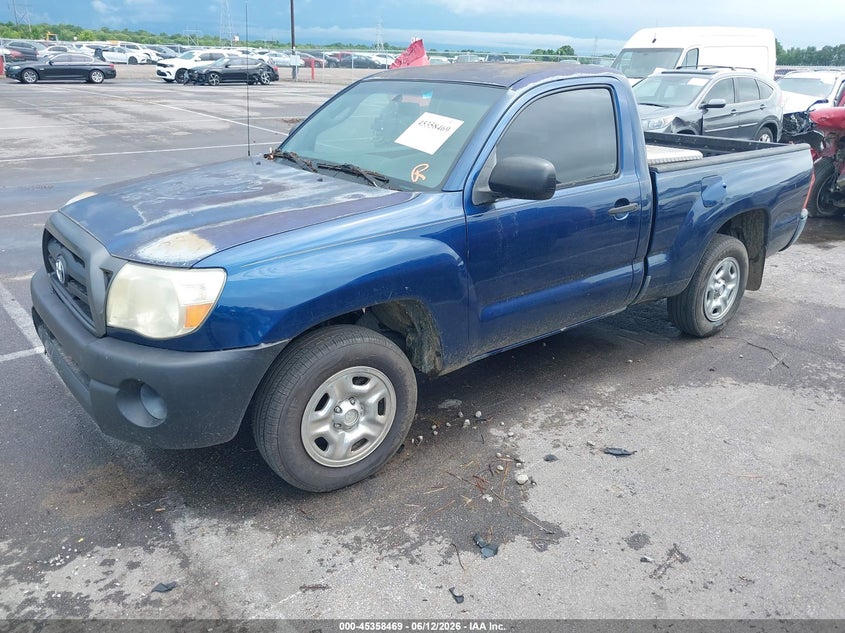 2007 Toyota Tacoma VIN 5TENX22N87Z393665 IAAI salvage auction — REAR END, Clear (Tennessee), sold $2,650 on 2026-07-14 (photo 2)