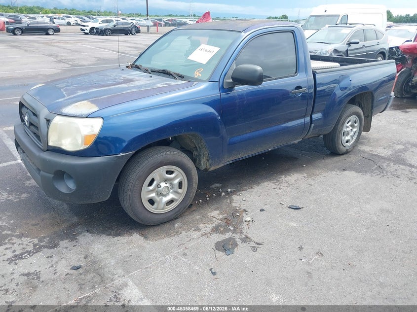 2007 Toyota Tacoma VIN 5TENX22N87Z393665 IAAI salvage auction — REAR END, Clear (Tennessee), sold $2,650 on 2026-07-14 (photo 4)