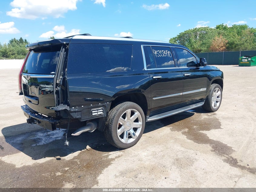 2018 Cadillac Escalade VIN 1GYS4HKJ2JR194233 IAAI salvage auction — FRONT END, Clear (Indiana), sold $7,800 on 2026-07-18 (photo 4)