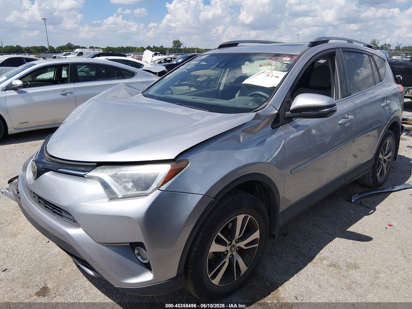 2018 Toyota Rav 4 VIN JTMWFREV0JJ160327 IAAI salvage auction — FRONT & REAR, Salvage (Louisiana), sold $4,100 on 2026-07-07 (photo 2)