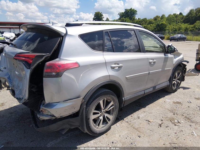 2018 Toyota Rav 4 VIN JTMWFREV0JJ160327 IAAI salvage auction — FRONT & REAR, Salvage (Louisiana), sold $4,100 on 2026-07-07 (photo 4)