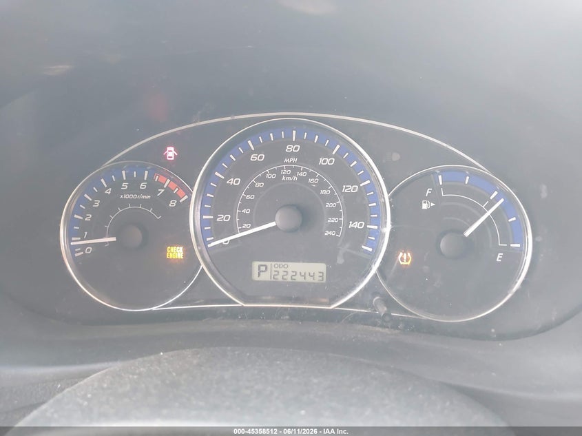 2012 Subaru Forester VIN JF2SHADC8CH447498 IAAI salvage auction — NORMAL WEAR, Clear (New York), sold $300 on 2026-07-21 (photo 7)