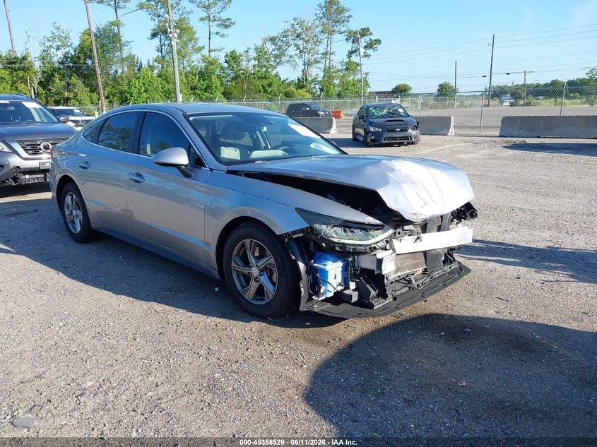 2020 Hyundai Sonata VIN 5NPEG4JA3LH061589 IAAI salvage auction — FRONT & REAR, Certificate Of Destruction (Florida), sold $1,350 on 2026-07-21 (photo 1)